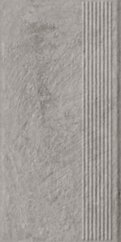 Paradyż Carrizo Grey Stopnica Prosta Struktura Mat 30,0x60,0 G1