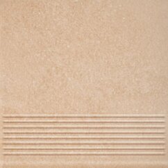 Paradyż Mattone Sabbia Beige Stopnica Prosta 30x30 G1