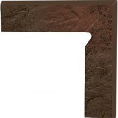 Paradyż Semir Brown Cokol 2 El.-prawy 8,1x30 G1