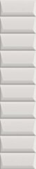 Paradyż Duo Tonne White Cegielka Struktura E Mat 6,5x29,8 G1
