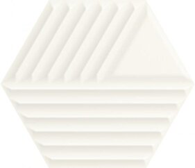 Paradyż Woodskin Bianco Heksagon Struktura C Sciana 19,8x17,1 G1