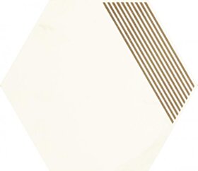 Paradyż Calacatta Hexagon Mat. B  17,1x19,8 G1