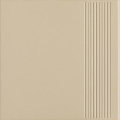 Paradyż Bazo Beige Stopnica Prosta Gres Monokolor Mat. 30x30 G1