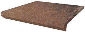 Paradyż Scandiano Rosso Kapinos Stopnica Prosta 30x33 G1