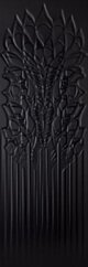 Paradyż Cold Crown Black Sciana Struktura Rekt. 39,8x119,8 G1