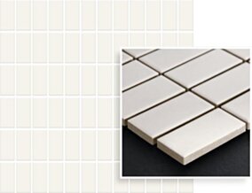 Paradyż Albir Bianco Mozaika Prasowana K.2,3x4,8 29,8x29,8 G1