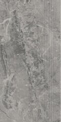 Paradyż Little Rocks Graphite Stopnica Prasowana Mat. 29,8x59,8 G1