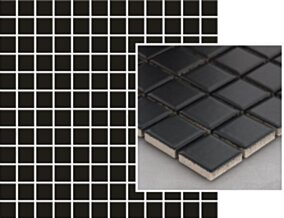 Paradyż Albir Nero Mozaika Prasowana K.2,3x2,3 29,8x29,8 G1