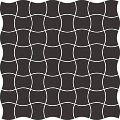 Paradyż Modernizm Nero Mozaika Prasowana K.3,6x4,4  30,86x30,86 G1