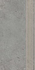 Paradyż Authority Grey Stopnica Prosta Nacinana Mat. 29,8x59,8 G1