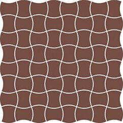 Paradyż Modernizm Brown Mozaika Prasowana K.3,6x4,4  30,86x30,86 G1