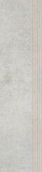 Paradyż Scratch Bianco Stopnica Prosta Nacinana Mat. 29,8x119,8 G1