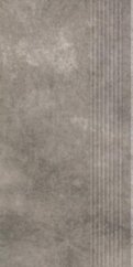 Paradyż Magnetik Grafit Stopnica Prasowana Mat. 29,8x59,8 G1