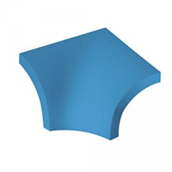 Paradyż Gamma Colours Niebieska Ksztaltka F Mat. 3x4 G1
