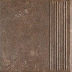 Paradyż Ilario Brown Stopnica Prosta 30x30 G1
