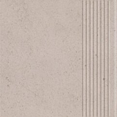 Paradyż Algo Bianco Stopnica Prosta Mat. 30x30 G1