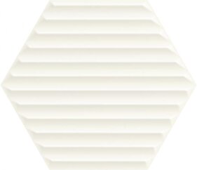 Paradyż Woodskin Bianco Heksagon Struktura B Sciana 19,8x17,1 G1