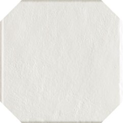 Paradyż Modern Bianco Gres Szkl. Struktura Octagon 19,8x19,8 G1