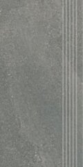 Paradyż Natural Rocks Basalt Stopnica Prosta Nacinana Mat. 29,8x59,8 G1