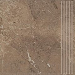 Paradyż Track Brown Stopnica Prosta 30x30 G1