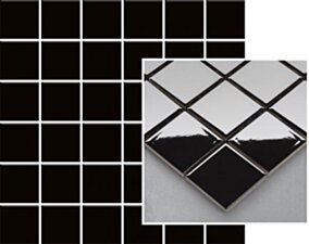 Paradyż Altea Nero Mozaika Prasowana K.4,8x4,8 29,8x29,8 G1
