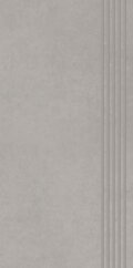 Paradyż Intero Silver Stopnica Prosta Nacinana Mat. 29,8x59,8 G1