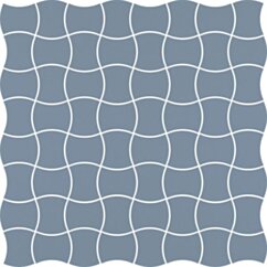 Paradyż Modernizm Blue Mozaika Prasowana K.3,6x4,4  30,86x30,86 G1