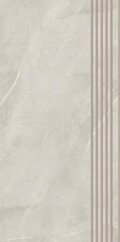 Paradyż Ritual Light Grey Stopnica Prosta Nacinana Mat. 29,8x59,8 G1