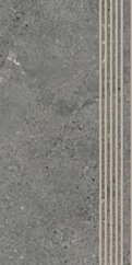 Paradyż Authority Graphite Stopnica Prosta Nacinana Mat. 29,8x59,8 G1
