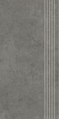 Paradyż Pure Art Basalt Stopnica Prosta Nacinana Mat. 29,8x59,8 G1