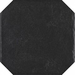 Paradyż Modern Nero Gres Szkl. Struktura Octagon 19,8x19,8 G1