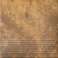 Paradyż Arteon Ochra Stopnica Prosta 30x30 G1