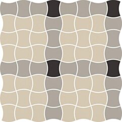 Paradyż Modernizm Grys Mozaika Prasowana K.3,6x4,4 Mix A 30,86x30,86 G1