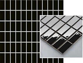 Paradyż Altea Nero Mozaika Prasowana K.2,3x4,8 29,8x29,8 G1