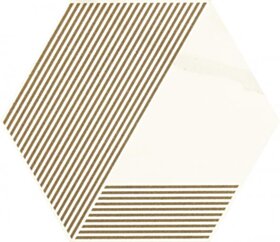 Paradyż Calacatta Hexagon Mat. A  17,1x19,8 G1