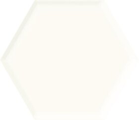 Paradyż Uniwersalny Heksagon White Struktura Polysk 19,8x17,1 G1