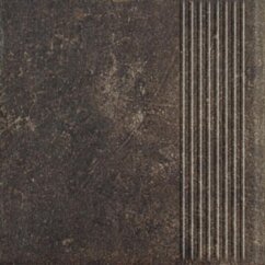 Paradyż Scandiano Brown Stopnica Prosta 30x30 G1