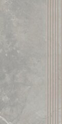 Paradyż Ritual Grey Stopnica Prosta Nacinana Mat. 29,8x59,8 G1