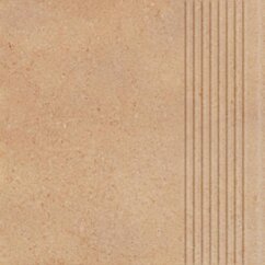 Paradyż Algo Beige Stopnica Prosta Mat. 30x30 G1