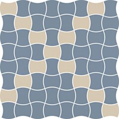 Paradyż Modernizm Blue Mozaika Prasowana K.3,6x4,4 Mix 30,86x30,86 G1