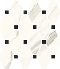 Paradyż Calacatta Mozaika Cieta Mix Poler 23,6x25,2 G1