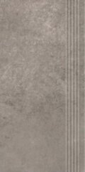 Paradyż Magnetik Grafit Stopnica Prosta Nacinana Polpoler 29,8x59,8 G1