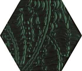 Paradyż Urban Colours Green Inserto Szklane Heksagon 19,8x17,1 G1