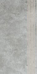 Paradyż Scratch Grys Stopnica Prosta Nacinana Polpoler 29,8x59,8 G1