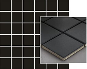 Paradyż Albir Nero Mozaika Prasowana K.4,8x4,8 29,8x29,8 G1