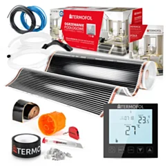 Termofol Zestaw folia grzewcza z termoregulatorem TF310.60.H1.BLACK.160