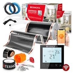 Termofol Zestaw folia grzewcza z termoregulatorem TF305.60.WIFI.BLACK.200