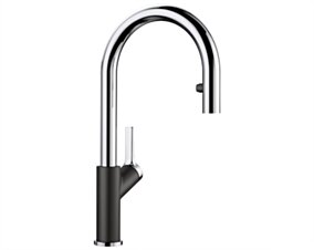 Bateria Kuchenna BLANCO CARENA-S Vario Silgranit-Look czarny/chrom 526172