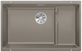 BLANCO SUBLINE  700-U Level Zlewozmywak Silgranit tartufo, InFino, koszyk stalowy 523459