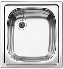 BLANCO TOP Zlewozmywak EE 4x4 stal matowa, bez przelewu (1 1/2) 501065
